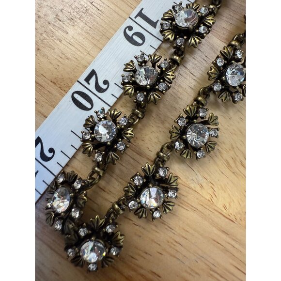 Mythologie Floral Crystal Necklace, Statement, Casual, Bohemian - Picture 5 of 8